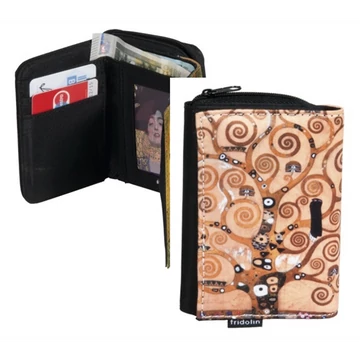 Pénztárca 9x3x12,5cm, polyester,Klimt:Életfa, FRI.19562