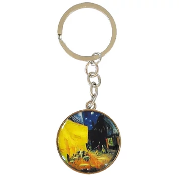 Kulcstartó fémkarika egyoldalas ,Van Gogh:Kávéház éjjel, FRI.19631 Kulcstartó fémkarika egyoldalas ,Van Gogh:Kávéház éjjel, FRI.19631
