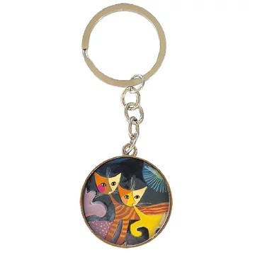 Kulcstartó fémkarika egyoldalas,Rosina Wachtmeister:Wonderland, FRI.19652