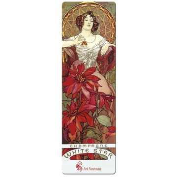Könyvjelző 5x16cm, Mucha:Jacqueline, FRI.67423