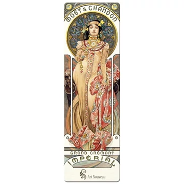 Könyvjelző 5x16cm, Mucha:Sarah, FRI.67424 Könyvjelző 5x16cm, Mucha:Sarah, FRI.67424