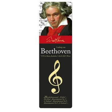 Könyvjelző 5x16cm,Beethoven, FRI.67432 Könyvjelző 5x16cm,Beethoven, FRI.67432