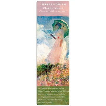 Könyvjelző 5x16cm, Monet: Women with a Parasol, FRI.67474