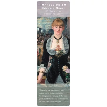 Könyvjelző 5x16cm, Manet: A Bar at the Folies-Bergére, FRI.67479 Könyvjelző 5x16cm, Manet: A Bar at the Folies-Bergére, FRI.67479