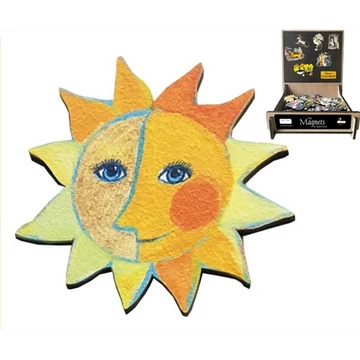 Hűtőmágnes (MDF lap) 5x5cm,Rosina Wachtmeister:Sonne, FRI.67914 Hűtőmágnes (MDF lap) 5x5cm,Rosina Wachtmeister:Sonne, FRI.67914