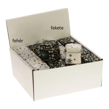 Mini fémdoboz 43x43x40mm, Stella, GAW.1000/065 Mini fémdoboz 43x43x40mm, Stella, GAW.1000/065