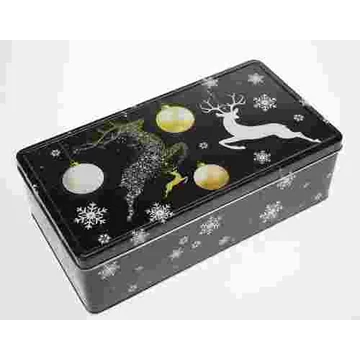 Konyhai fémdoboz 260x140x80mm, Deer Black Gold, GAW.3242/310