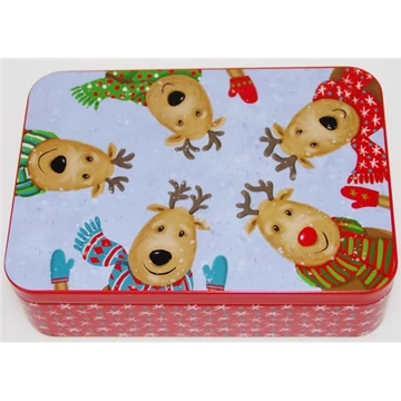Konyhai fémdoboz 142x101x31mm, Xmas Party, GAW.3500/003
