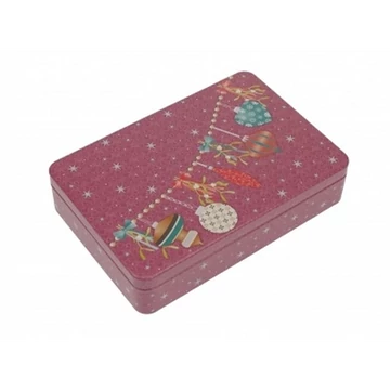 Konyhai fémdoboz 185x125x40mm, Xmas Ornaments, GAW.3503/044