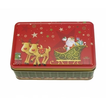 Konyhai fémdoboz, 155x100x57mm, Christmas Magic, GAW.3323/107