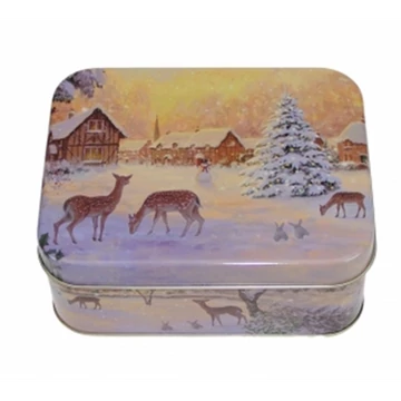 Konyhai fémdoboz 147x114x57mm, Winter Nostalgia, GAW.7315/219 Konyhai fémdoboz 147x114x57mm, Winter Nostalgia, GAW.7315/219