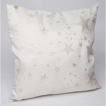 Párna töltelékkel 45x45cm, krém, arany csillagos, polyester, Geh.22305226 Párna töltelékkel 45x45cm, krém, arany csillagos, polyester, Geh.22305226