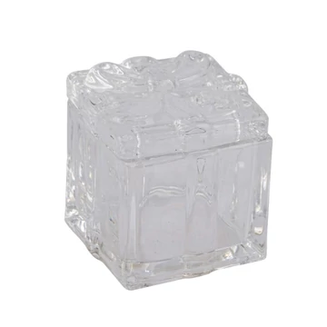 Négyzetes csomag üvegdobozka, 6x6x7cm, Geh.22506015