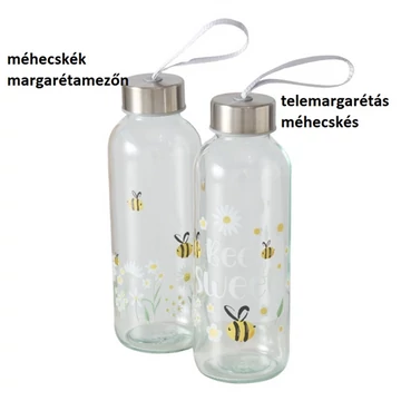 Üveg útipalack méhecskés 420ml, Honey, B.G.2055983 Üveg útipalack méhecskés 420ml, Honey, B.G.2055983
