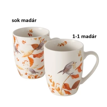 Porcelánbögre 350ml, madaras, Kehly, B.G.2059577