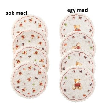 Piros pulcsis macis poháralátét, 10cm, 4db-os, polyester, Bailey, B.G.2061360 Piros pulcsis macis poháralátét, 10cm, 4db-os, polyester, Bailey, B.G.2061360