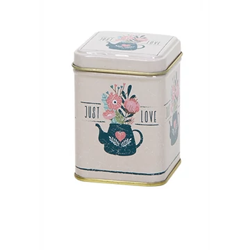 Fémdoboz 60x60x80mm,50g, Teabloom, T.B.TBL546