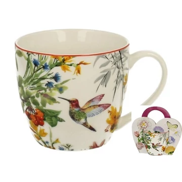 Porcelánbögre 460ml, díszcsomagolásban, Linnea, D.G.12392 Porcelánbögre 460ml, díszcsomagolásban, Linnea, D.G.12392