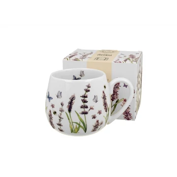 Porcelánbögre 400ml, dobozban, Classic Lavender, D.G.26511