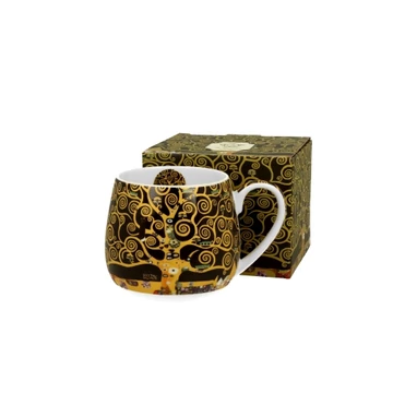 Porcelánbögre 430ml, dobozban, Klimt:Életfa, D.G.33533