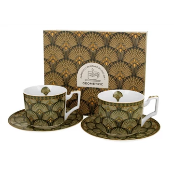 Porceláncsésze+alj, 250ml, 2 személyes, dobozban, Verdigo, D.G.47042 Porceláncsésze+alj, 250ml, 2 személyes, dobozban, Verdigo, D.G.47042