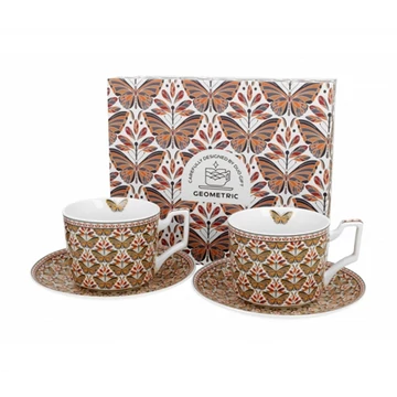 Porceláncsésze+alj, 250ml, 2 személyes, dobozban, Papilio, D.G.47356 Porceláncsésze+alj, 250ml, 2 személyes, dobozban, Papilio, D.G.47356