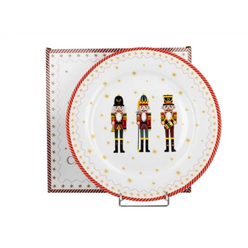 Porcelántányér 27cm, dobozban, Christmas Nutcracker, D.G.51339 Porcelántányér 27cm, dobozban, Christmas Nutcracker, D.G.51339