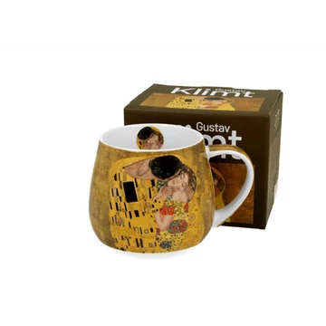 Porcelánbögre 430ml,dobozban, Klimt:The Kiss, D.G.56860