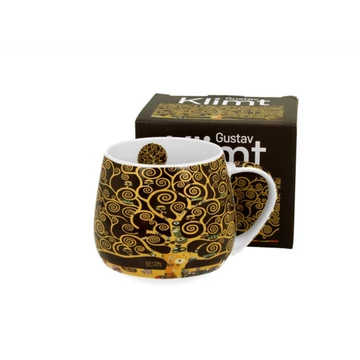 Porcelánbögre 430ml, dobozban, Klimt: Életfa, D.G.57119
