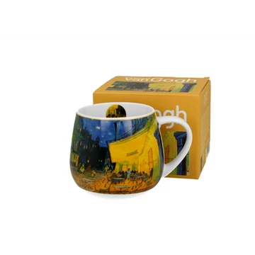 Porcelánbögre 430ml, dobozban, Van Gogh: Kávéház éjjel, D.G.59328