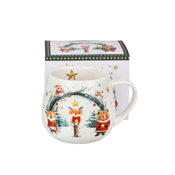 Porcelánbögre 430ml, dobozban, Christmas Cuties 2, D.G.68153