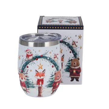 Rozsdamentes acél hőtartó pohár 330ml, Christmas Cuties 2, D.G.68252 Rozsdamentes acél hőtartó pohár 330ml, Christmas Cuties 2, D.G.68252