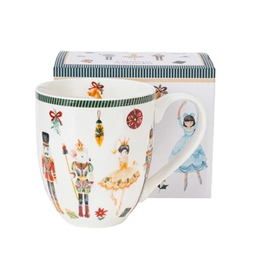 Porcelánbögre 1000ml, dobozban, Nutcracker, D.G.68337