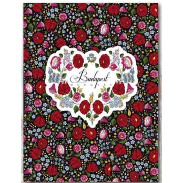 Jegyzettömb 145x205mm, 144 vonalas oldal, Folk, CZW.jt21N-S-FO01 Jegyzettömb 145x205mm, 144 vonalas oldal, Folk, CZW.jt21N-S-FO01