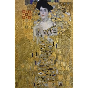 Jegyzettömb 110x165mm, 144 vonalas oldal,Klimt:Adele, CZW.jt41N-S-KL01