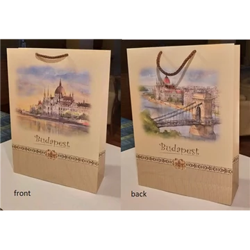 Papírtáska nagy,35x25x8cm,Budapest, CZW.ptáskn-BU01