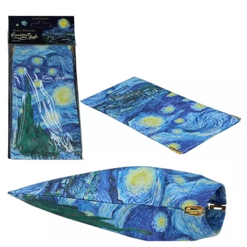 Műanyag szemüvegtasak 9x18cm, Van Gogh:Csillagos éj, H.C.021-0321