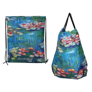 Hátizsák 36x43cm, Monet:Tavirózsák, H.C.021-7531