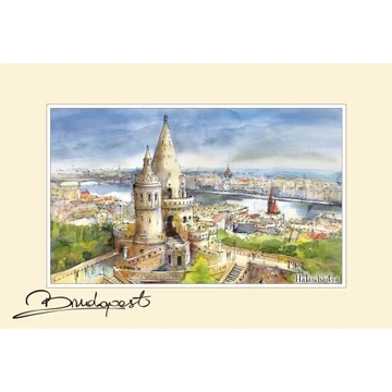 Reprodukció 10x15cm, Budapest, CZW.rp10x15-BU06