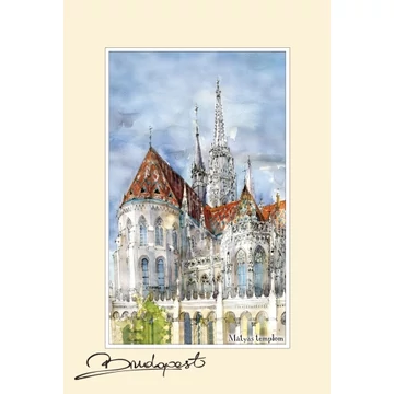 Reprodukció 10x15cm, Budapest, CZW.rp10x15-BU16