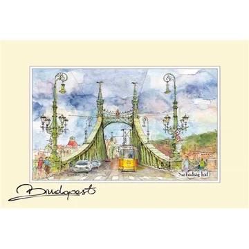 Reprodukció 10x15cm, Budapest, CZW.rp10x15-BU22