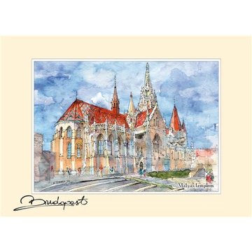 Reprodukció 10x15cm, Budapest, CZW.rp10x15-BU23