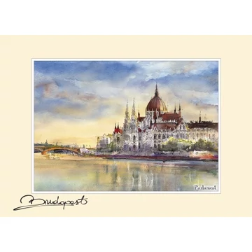 Reprodukció 15x21cm, Budapest, CZW.rp15x21-BU01