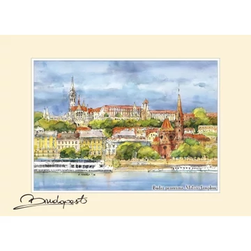 Reprodukció 15x21cm, Budapest, CZW.rp15x21-BU02