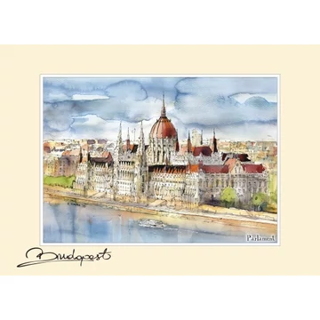 Reprodukció 15x21cm, Budapest, CZW.rp15x21-BU05