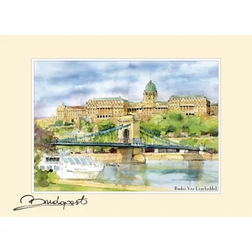 Reprodukció 15x21cm, Budapest, CZW.rp15x21-BU07