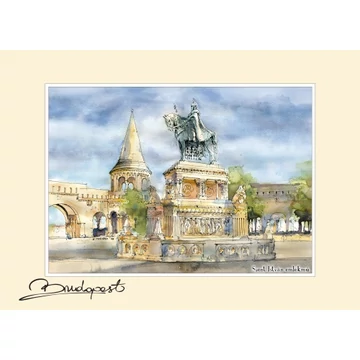 Reprodukció 15x21cm, Budapest, CZW.rp15x21-BU10