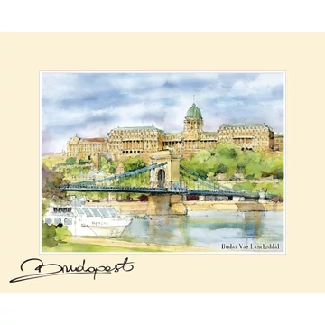 Reprodukció 24x30cm, Budapest, CZW.rp24x30-BU06