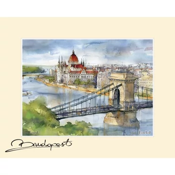 Reprodukció 24x30cm, Budapest, CZW.rp24x30-BU07