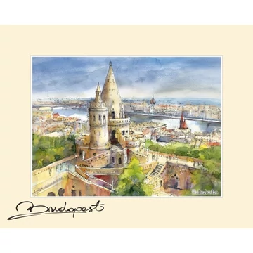 Reprodukció 24x30cm, Budapest, CZW.rp24x30-BU08
